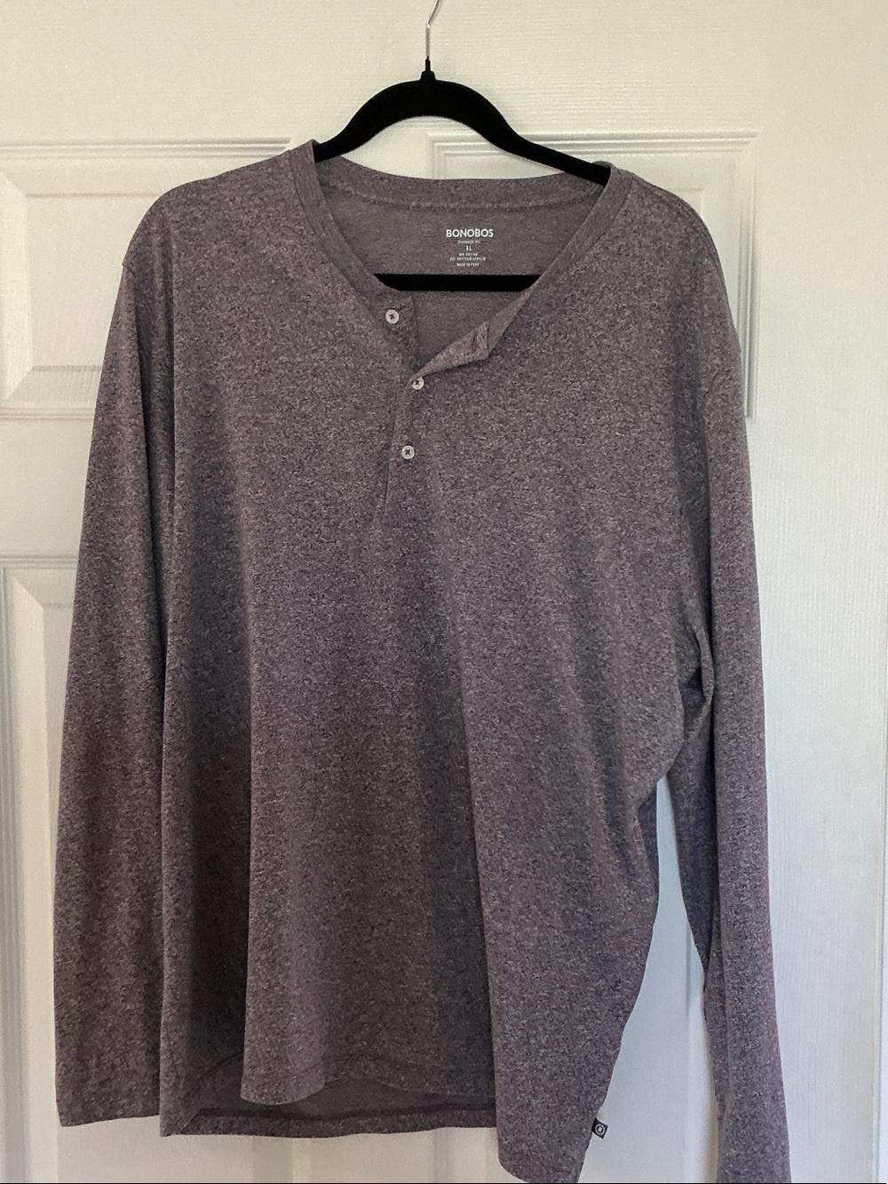 Bonobos Men’s Long-Sleeve Henley size XL